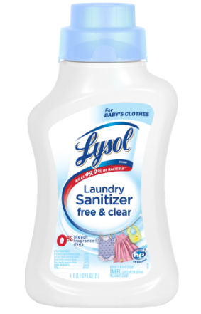 LYSOL Laundry Sanitizer  Free  Clear
